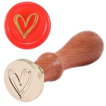 Heart Wax Seal Stamp, Heart Seal Stamp With Rosewood Handle For Party Wedding Gi - $15.99