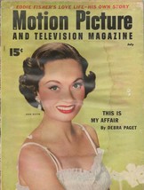 ORIGINAL Vintage July 1954 Motion Picture and TV Magazine Debra Paget - £15.45 GBP