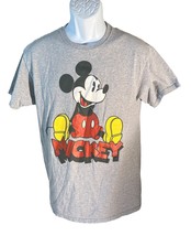 DISNEY MICKEY MOUSE Short Sleeve T-Shirt Gray Medium - $9.89