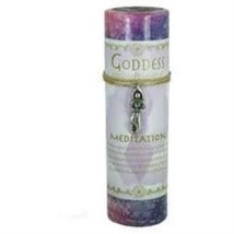 Goddess Pillar Candle &amp; Pendant/Necklace - Meditation - £15.81 GBP