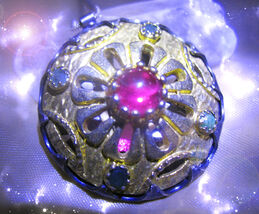 HAUNTED NECKLACE ALLIANCE OF MYSTICS MASTERS KEY SEE FEEL HEAR ALL THINGS MAGICK image 2