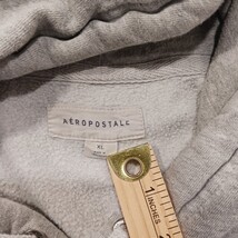 Aeropostale RN#154379 Men's Gray Drawstring Hoodie Pullover Sweatshirt Size XL image 4