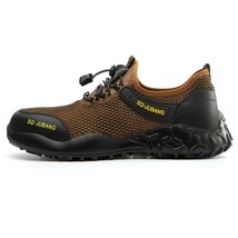 Drop Ship Indestructible Men&#39;s Summer Breathable Steel Toe Work &amp; Safety Shoes M - £58.91 GBP