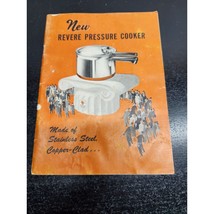 Vintage Revere Pressure Cooker...Made of Stainless Steel, Copper-Clad Br... - $13.78