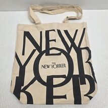 The New Yorker Classic Canvas Tote Bag Reusable Shopping Bag - $14.75