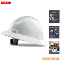 Versatile LANON White Safety Helmet - 4-Point Suspension for Ultimate Pr... - $57.37