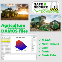 Agriculture DAMOS files Maps Packs Tractors Combines ... 1.01GB package - £156.21 GBP