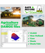 Agriculture DAMOS files Maps Packs Tractors Combines ... 1.01GB package - $3,740.98 MXN