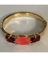 KATE SPADE Pink &amp; Gold Bracelet Small Cuff Bracelet Size 7 - £19.49 GBP