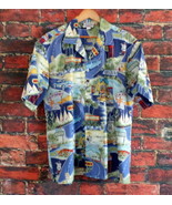Vintage Single Stitch Pacific Legend Route 66 Button Up Hawaiian Camp Sh... - $107.11 CAD