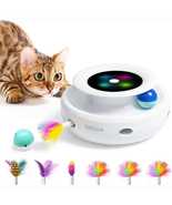 Delightful Dual-Mode Interactive Cat Teaser Toy - £35.54 GBP