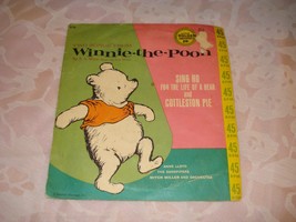 Vintage Winnie The Pooh Little Golden 45 RPM Record Sleeve Only - £2.31 GBP