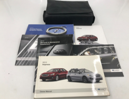 2012 Subaru Impreza Owners Manual Set with Case OEM E03B21029 - $44.99