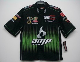 Nascar Dale Earnhardt JR AMP Embroidered Pit crew shirt JH Design - £59.01 GBP