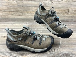 Keen Work Shoes Womens 9.5 Brown Leather Breathable Utility Flint Low Steel Toe - $23.76