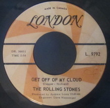 The Rolling Stones - Get Off Of My Cloud, Vinyl, 45rpm, 1965, Very Good - £6.30 GBP