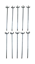 (10) Metal 8 in. 8&quot; Pegboard Shelving Hooks Fits 1/4 to 1/8 in. Board 67... - £10.31 GBP