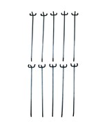 (10) Metal 8 in. 8&quot; Pegboard Shelving Hooks Fits 1/4 to 1/8 in. Board 67... - £10.14 GBP