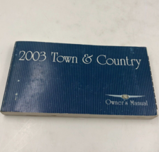 2003 Chrysler Town &amp; Country Owners Manual Handbook OEM L03B23024 - £21.51 GBP