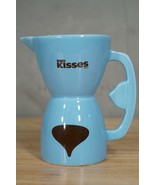 Vintage Advertising Hersheys Kisses Blue &amp; Brown Ceramic Double Measurin... - £19.04 GBP