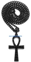 Ankh Neuf Égyptien Pendentif Collier avec Strass - £13.60 GBP+