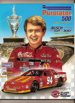 1995 Purolator 500 Program Nascar Jeff Gordon win #4 - $33.98