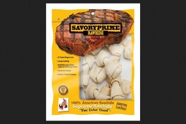 Savory Prime Rawhide Bones (10 Pack), 3&quot; - $20.56