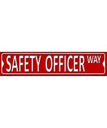 Safety Officer Way Metal Novelty Street Sign - £26.33 GBP