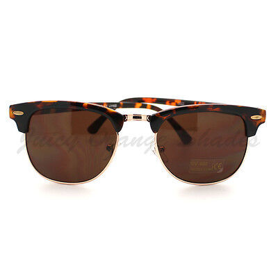 Moda Unisex Occhiali da Sole Veramente Vintage Mezza Corno Cerchio Telaio - $7.80