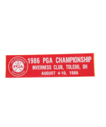 Deadstock Vtg 80s 1986 PGA Championship Inverness Club Toledo OH Bumper ... - $21.73