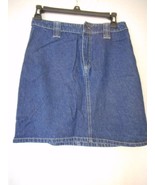 Size 5/6 100% Cotton Blue Denim Skirt no pockets - $11.99