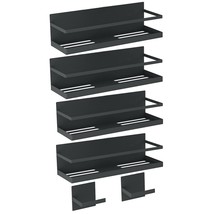 Spice Rack Magnetic Spice Rack For Refrigerator Magnetic Shelves For Fridge With - £32.64 GBP