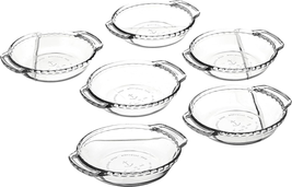 Anchor Hocking Oven Basics 6-Inch Mini Pie Plate, Set of 6 - £27.00 GBP