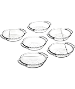Anchor Hocking Oven Basics 6-Inch Mini Pie Plate, Set of 6 - £26.93 GBP