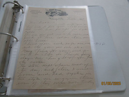 HM QUACKENBUSH NEPHEW SCOTT PERSONAL LETTER HERKIMER NY Dec 3 1897 - £27.05 GBP