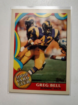 1989 Topps 1000 Yard Club Greg Bell Los Angeles Rams #8 - £1.43 GBP
