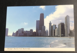 1979 Chicago Skyline from North Side Postcard Aero Illinois IL -- 4&quot; x 6&quot; - $9.49