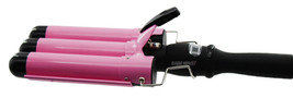 Trademark Beauty Babe Waves 3 Barrel Curling Iron Hair Waver 1.25 Inch - £31.17 GBP