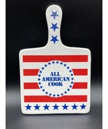 Ceramic Trivet All American Cook US Flag Kitchen Patriotic - €15,51 EUR