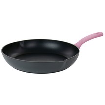 Oster Rigby 12 Inch Aluminum Nonstick Frying Pan in Pink with Pouring Spouts - $51.99