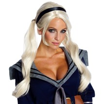 Babydoll Costume Wig Womens Long Blonde Pigtails Sucker Punch Cosplay - £21.54 GBP
