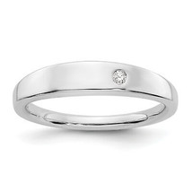 White Ice Silver  Diamond Ring QW283 - $78.37