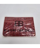 B Low the Belt Red Croc Card Case Vegan Leather  - £9.06 GBP