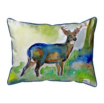 Betsy Drake Betsy&#39;s Deer Extra Large 20 X 24 Indoor Outdoor Pillow - £54.48 GBP