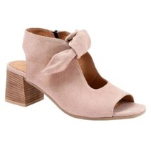 Bueno Pink Ellie Suede Open Toe Sandal Size 8.5 M - £41.33 GBP