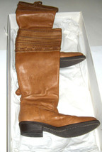 $678 original cost TALL RIDING BOOTS IN LIT BROWN  BETTYE MULLER MADE IN... - $148.49