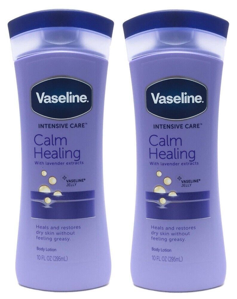 (2 Ct) Vaseline Intensive Care Calm Healing Lotion Lavender Extract 10 fl oz - $19.79
