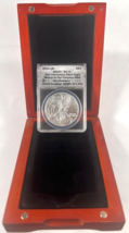 2011-(S) $1 Silver American Eagle Graded by ANACS as MS-70 First Release 25th - £77.43 GBP
