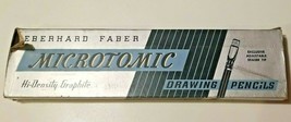 Eberhard Faber Microtomic 603-4H Box Of 12 Black Band Gold Ferrule Pencils  - £239.46 GBP