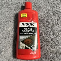 Magic Glass Cooktop Cleaner &amp; Polish Discontinued 16oz Red Bottle 75% Full - $25.73